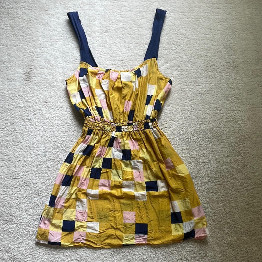 Colorful Patchwork Juniors Dress